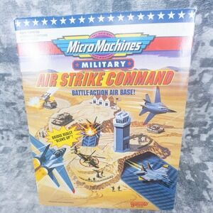 VTg. Micro Machines Military Air Strike Command Playset Galoob 65530 Sealed Part